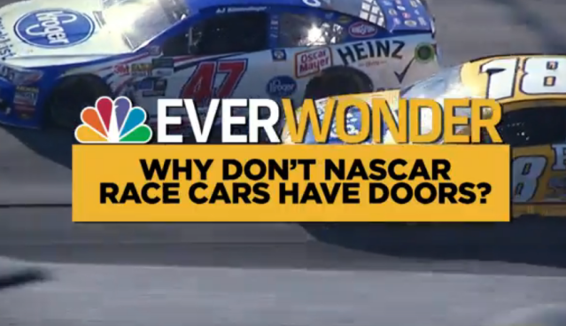 Ever Wonder: Why Don't NASCAR Race Cars Have Doors?